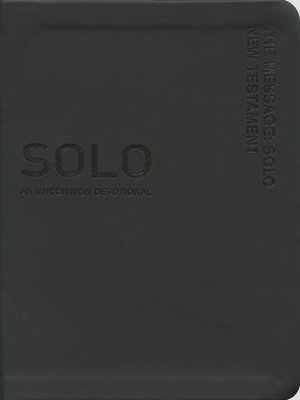 cover image of The Message Solo New Testament